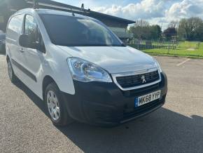 PEUGEOT PARTNER 2018 (68) at RBS Van Sales Ltd Northallerton